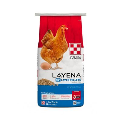 Purina Layena Layer Pellets Poultry Feed, 25 lb.