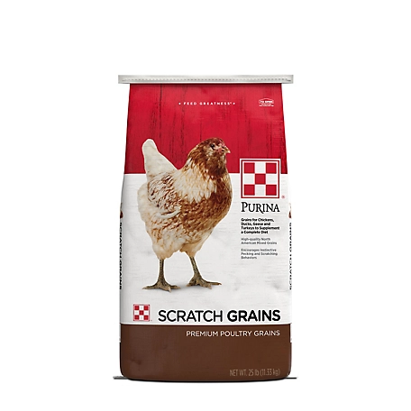 Purina Scratch Grains Premium Poultry Grains, 25 lb.
