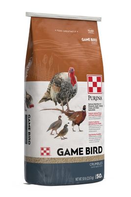 Purina Game Bird Flight Conditioner Feed, 50 lb. Bag Finding the feed for the three stages of raising quail was not easy but TSC came through with exactly the feed I need