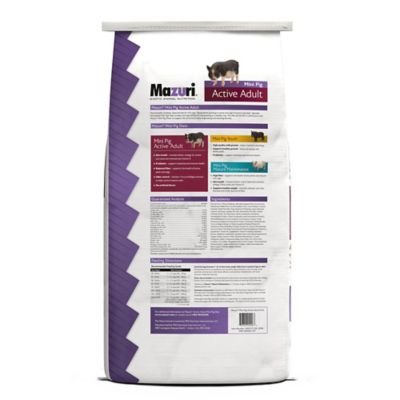 Image showing  Active Adult Pelleted Mini Pig Feed, 25 lb. Bag