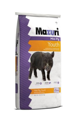 Mazuri Youth Mini Pig Feed, 25 lb.