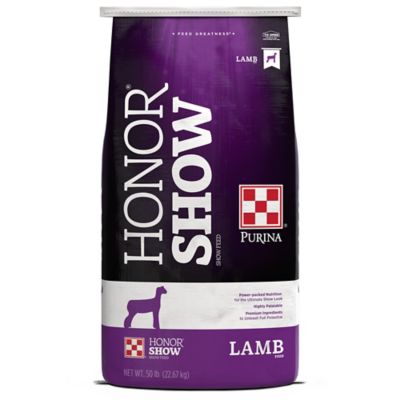 Purina Honor Show Lamb Creep 20 DX 30 Pelleted Lamb Feed, 50 lb. Bag