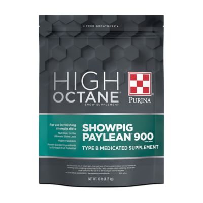 Purina High Octane Show Pig Paylean Feed, 10 lb.