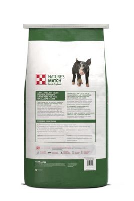 Image showing  Nature's Match Complete Pelleted Sow and Pig Feed, 50 lb. Bag