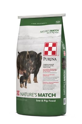 Image showing  Nature's Match Complete Pelleted Sow and Pig Feed, 50 lb. Bag