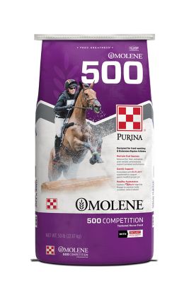 Purina Omolene #500 Competition Horse Feed, 50 lb. Horse loved it