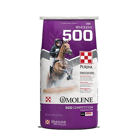 Purina Omolene #500 Competition Horse Feed, 50 lb.
