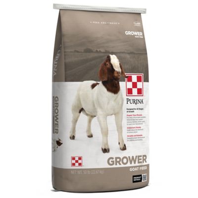 Purina Noble Goat Grower 16%-Medicated Goat Feed, 50 lb. - For Life Out ...