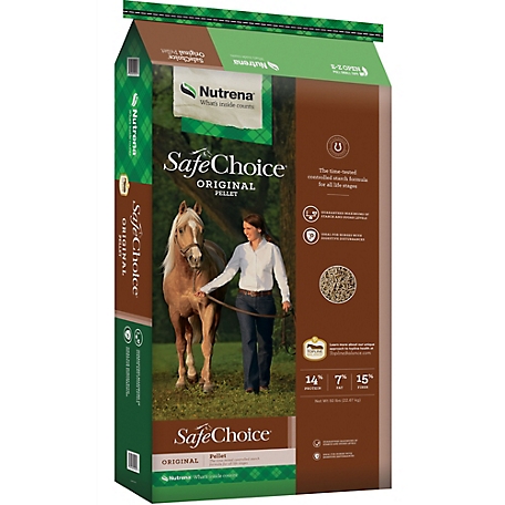 Nutrena SafeChoice Original Horse Feed, 50 lb.