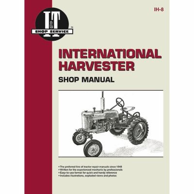 I&T Shop Manuals International Harvester Shop Manual for MD, Super MD, MDV, Super MDV, Super MTA, ODS6 and More, 88 Pages