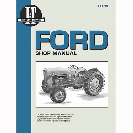I&T Shop Manuals Ford Shop Manual for NAA (Jubilee), 48 Pages