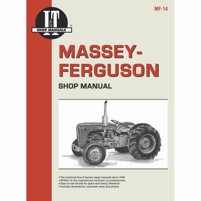 I&T Shop Manuals Massey Ferguson Shop Manual for TO35, TO35 Diesel, F40, MH50, MHF202, MF35 and More, 80 Pages