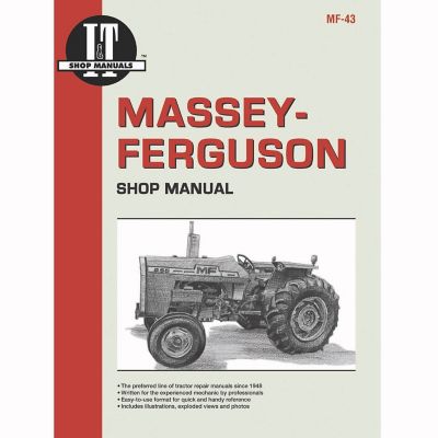 I&T Shop Manuals Massey Ferguson Shop Manual for MF255, MF265, MF270, MF275, MF290, 96 Pages