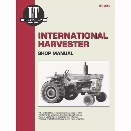 I&T Workshop Manuals International Harvester Workshop Manual for 454 464 574 674 766 826 272 pages Tractor Repair Manuals