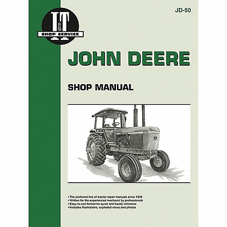 I&T Shop Manuals John Deere Shop Manual for 4030, 4230, 112 Pages