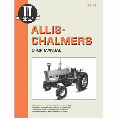 I&T Shop Manuals Allis-Chalmers Shop Manual for 6060, 6070, 6080, 72 Pages