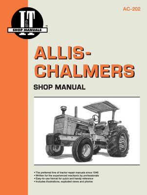 I&T Shop Manuals Allis-Chalmers Shop Manual for D-19, 180, 185, 190, 190XT, 200, 7000, D-21, D-21 Series II and More, 296 Pages