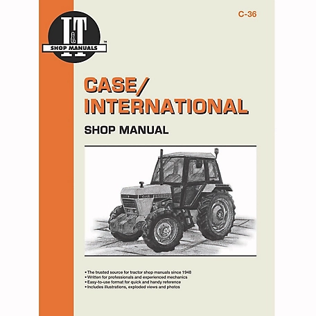I&T Shop Manuals Case/International Harvester Shop Manual for 1190, 1194, 1290, 1294, 1390, 1394, 1490 and More, 112 Pages