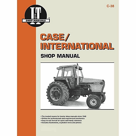 I&T Shop Manuals Case/International Harvester Shop Manual for 1896, 2096, 120 Pages