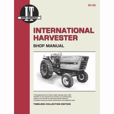 I&T Shop Manuals International Harvester Shop Manual for 3088, 3288, 3488 Hydro, 3688, 104 Pages