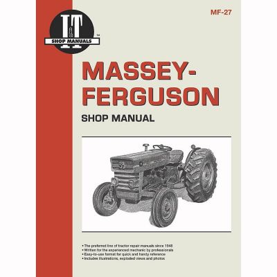 I&T Shop Manuals Massey Ferguson Shop Manual for MF135 Special, MF135 Deluxe, MF150, MF165, 96 Pages