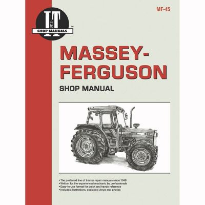 I&T Shop Manuals Massey Ferguson Shop Manual for MF362, MF365, MF375, MF383, MF390, MF390T, MF398, 184 Pages