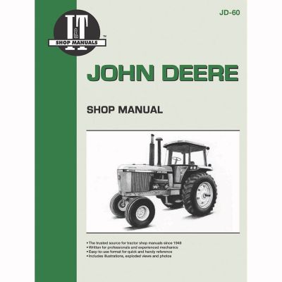 I&T Shop Manuals John Deere Shop Manual for 4055, 4255, 4455, 4555, 4755, 4955, 176 Pages