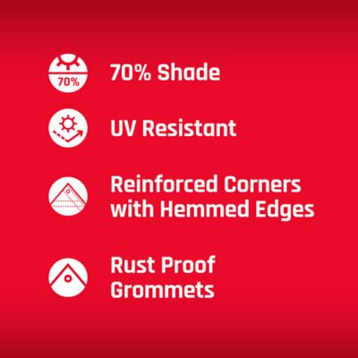 Image showing  12 ft. x 16 ft. Mesh Tarp