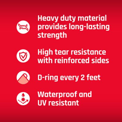 Image showing  12 ft. x 24 ft. Heavy-Duty Poly Truck Tarp