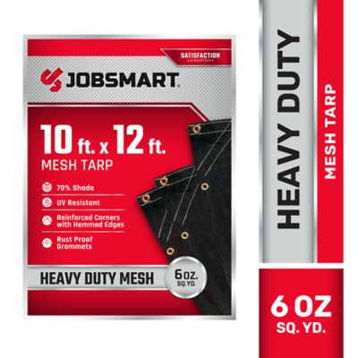 JobSmart 10 ft. x 12 ft. Mesh Tarp