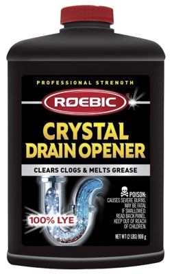 Roebic Heavy Duty Crystal Drain Opener 100 Sodium Hydroxide Hd Cry Do At Tractor Supply Co