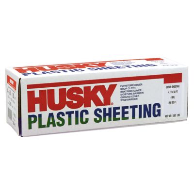 Husky plastic sheeting