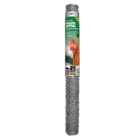 YARDGARD 20 Gauge Poultry Netting 2 in 25 ft x 2 ft. Chicken Wire & Poultry Netting