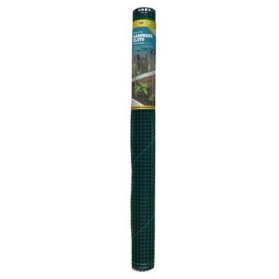 YARDGARD 1/2 in. Mesh 5 ft. x 3 ft. 19 Gauge PVC Hardware Cloth, Green