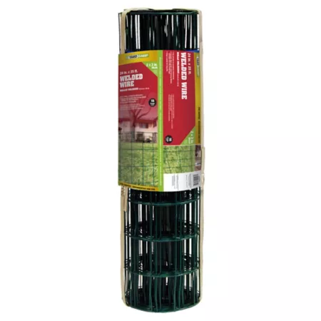 YARDGARD Green PVC Coated Welded Wire 25' 2" x 2' x 3" Mesh 16 Gauge Welded Wire Fencing