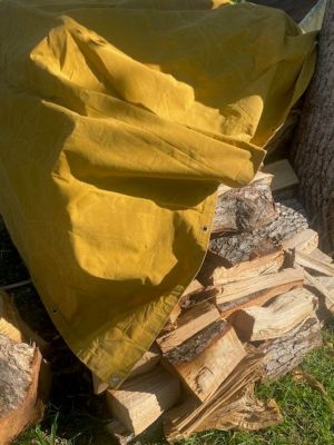 Image showing  12 ft. x 16 ft. Canvas Tarp, 10 oz.
