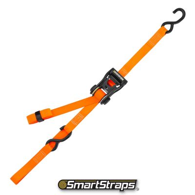 Image showing  1-1/8 in. x 14 ft. Premium RatchetX Tie Down Strap, 1,000 lb., Orange, 4 pk.