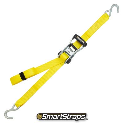 Image showing  1.5 in. x 14 ft. Premium RatchetX Tie Down Strap, 1667 lb., Yellow, 2 pk.