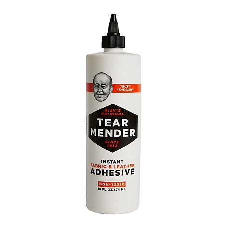 Tear Mender TM-16-EA Instant Fabric and Leather Adhesive, 16 Oz