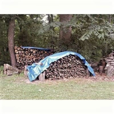 Image showing  16 ft. x 20 ft. Lightweight Poly Tarp, Blue