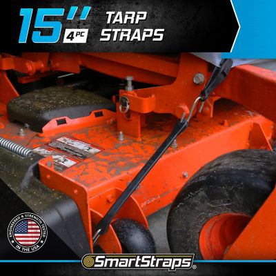 Image showing  15 in. Rubber Tarp Straps, 4 pk.