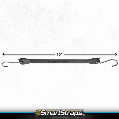 Image showing 5 th SmartStraps 15 in. Rubber Tarp Straps, 4 pk.