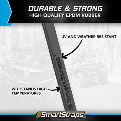 Image showing 7 th SmartStraps 21 in. Rubber Tarp Straps, 4 pk.