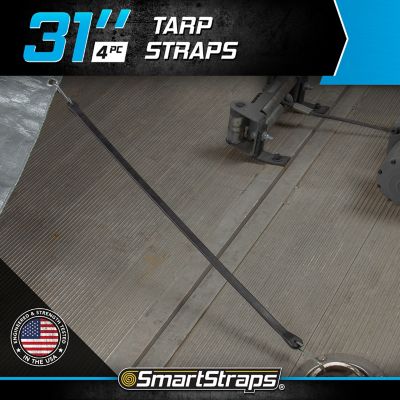Image showing  31 in. Rubber Tarp Straps, 4 pk.