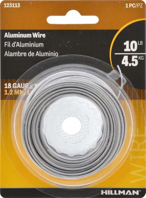 Hillman 10 lb. Hobby Wire, #18 x 50 ft., Aluminum