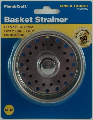 Homewerks Strainer Basket with Post for Sink