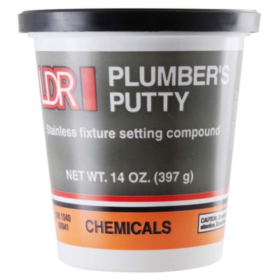 LDR Industries 14 oz. Stainless Homogenized Plumbers Putty