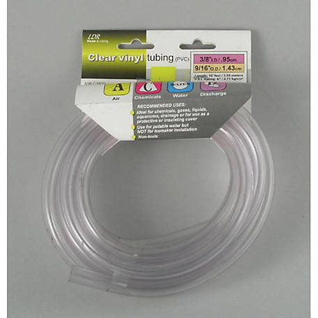 3/8 in. Vinyl Rolled Hose Tubing, Sold by the Foot