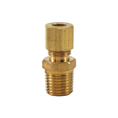 LDR Industries 1/4 in. Compression x 1/4 in. M.I.P. Brass Male Adapter