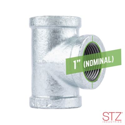 Image showing  1 in. FIP STZ Galvanized Tee